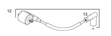 ensemble Bobine et anti parasite pour aprilia 125 RS RX SX ETX Classic